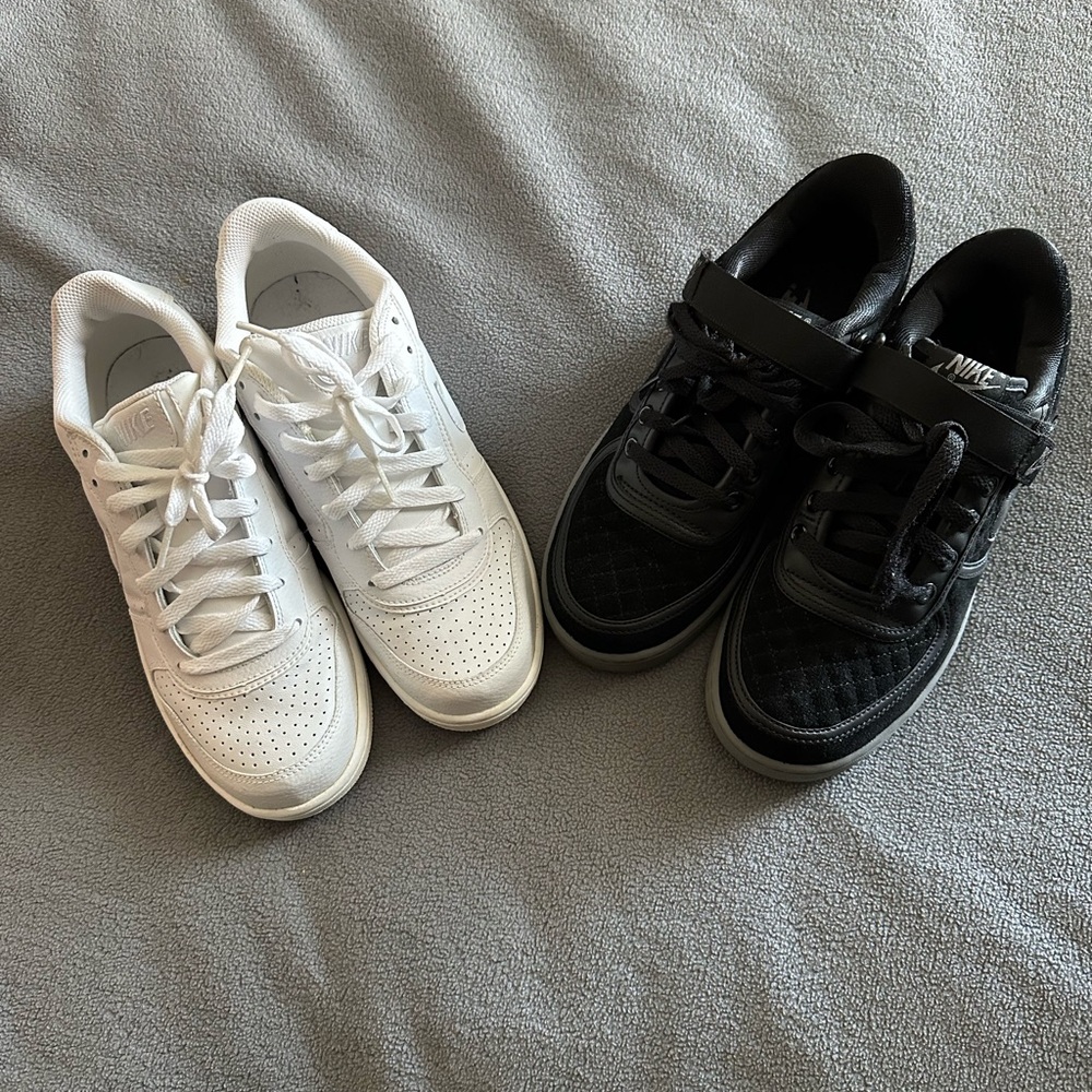 Nike White & Black Low-Top Sneakers Duo - Picture 3 of 6